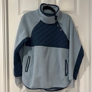 Abercrombie and Fitch Asymmetrical Snap Up Fleece